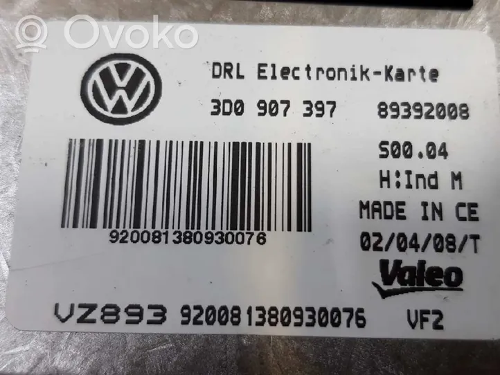 Volkswagen Phaeton Unité de commande / module Xénon 3D0907397