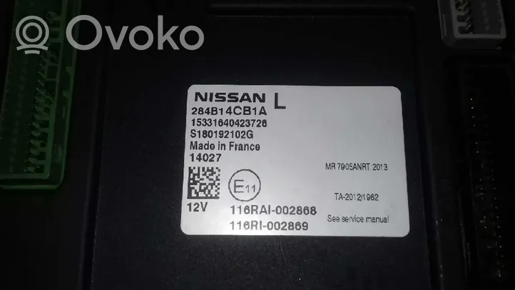 Nissan Qashqai Ramka / Moduł bezpieczników 284B14CB1A