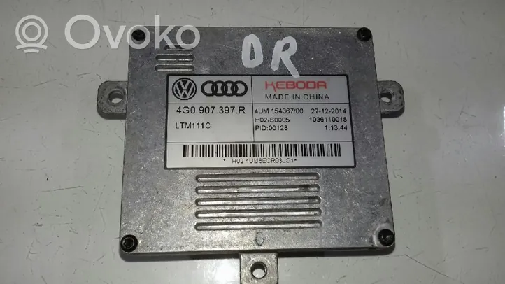 Audi Q3 8U Ksenona vadības bloks 4G0907397R
