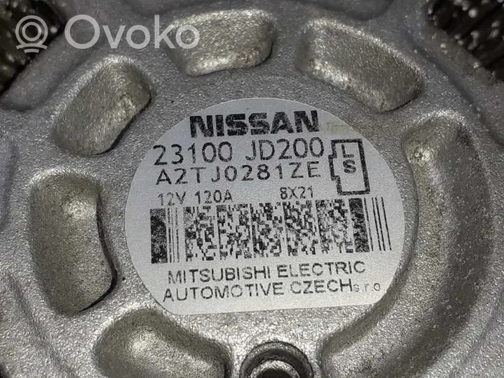 Nissan Qashqai+2 Generaattori/laturi 23100JD22M