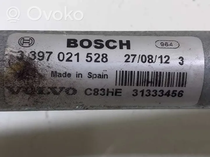 Volvo S80 Braccio della spazzola tergicristallo anteriore 31333456