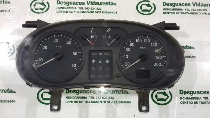 Renault Trafic I Compteur de vitesse tableau de bord 8200006337A