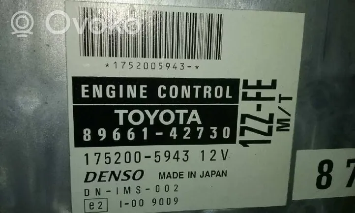 Toyota RAV 4 (XA10) Centralina/modulo motore ECU 1752005943