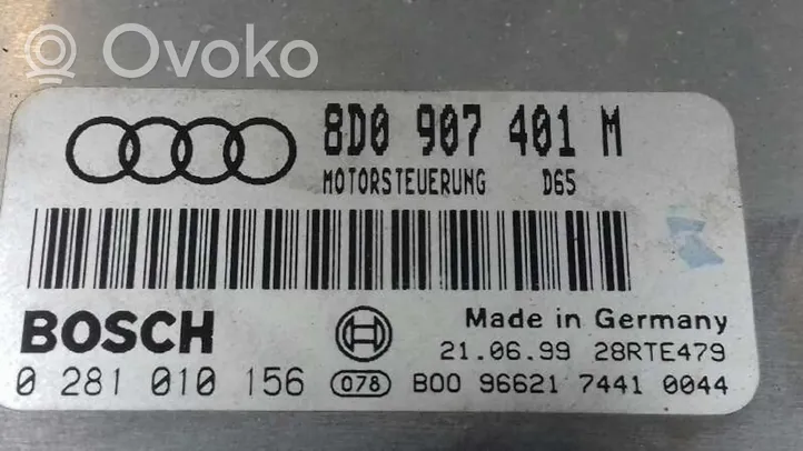 Audi A4 Allroad Moottorin ohjainlaite/moduuli (käytetyt) 8D0907401M