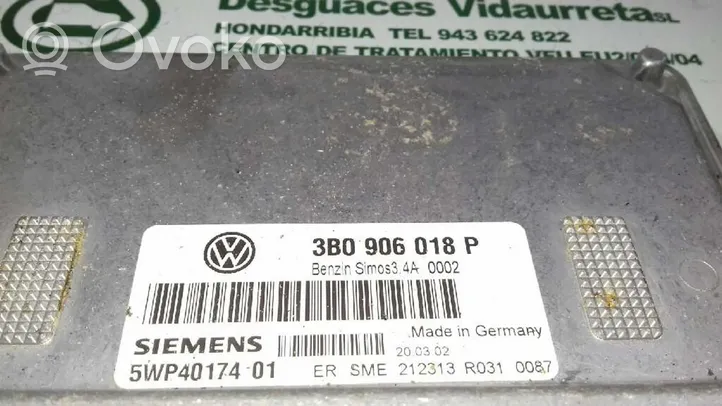 Volkswagen Passat Alltrack Centralina/modulo motore ECU 3B0906018P