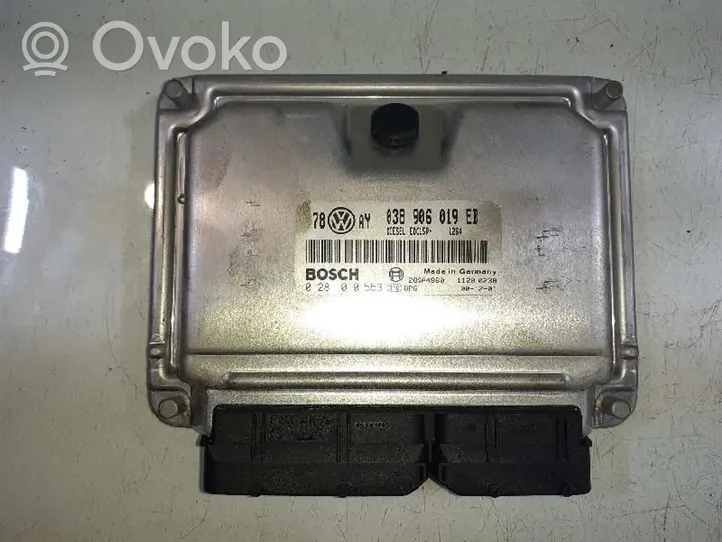 Volkswagen Passat Alltrack Centralina/modulo motore ECU 038906019EB