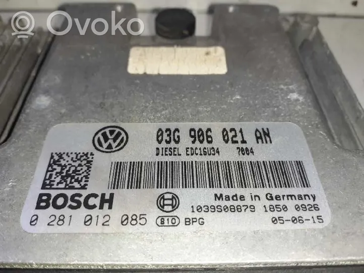 Volkswagen Passat Alltrack Moottorin ohjainlaite/moduuli (käytetyt) 03G906021AN