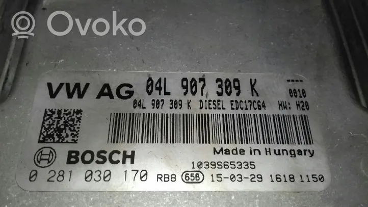 Audi Q3 8U Motora vadības bloka ECU 04L907309K
