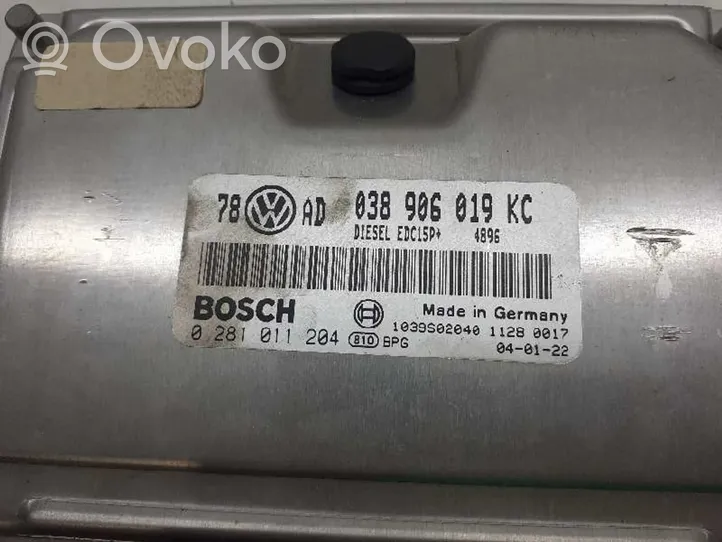 Volkswagen Passat Alltrack Centralina/modulo motore ECU 038906019KC