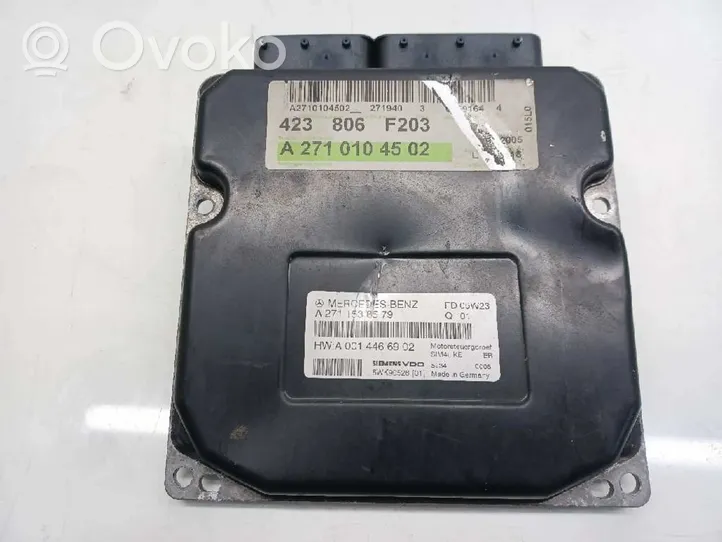 Mercedes-Benz CLK AMG A208 C208 Komputer / Sterownik ECU silnika A2711538579