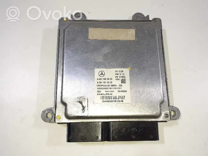 Mercedes-Benz CLK AMG A208 C208 Unité de commande, module ECU de moteur A6519000603