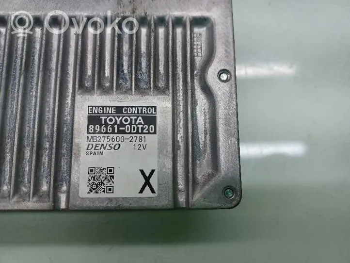 Toyota Yaris Unité de commande, module ECU de moteur 896610DT20