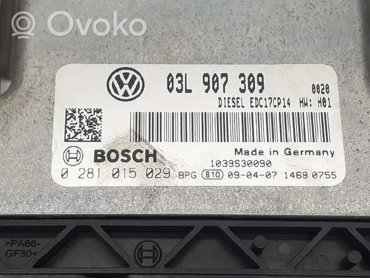 Volkswagen Passat Alltrack Komputer / Sterownik ECU silnika 03L906022QE