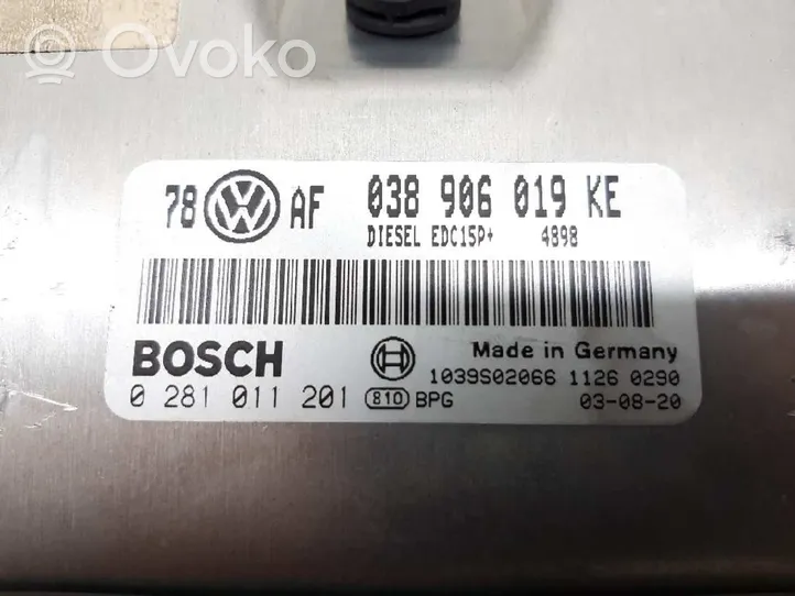 Volkswagen Passat Alltrack Centralina/modulo motore ECU 038906019LE