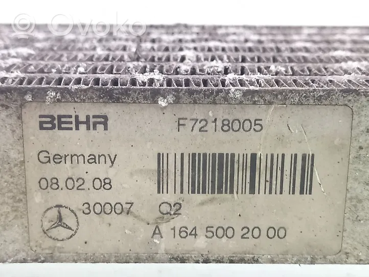 Mercedes-Benz R W251 Chłodnica oleju wspomagania kierownicy A1645002500