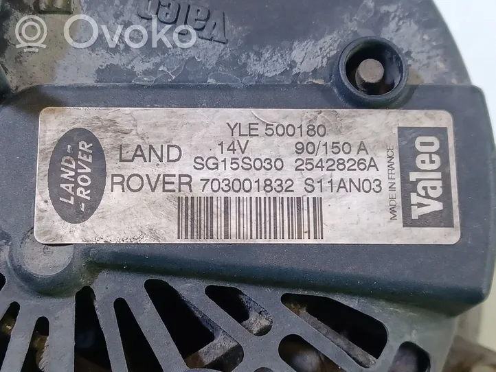 Land Rover Range Rover L322 Generaattori/laturi YLE500180
