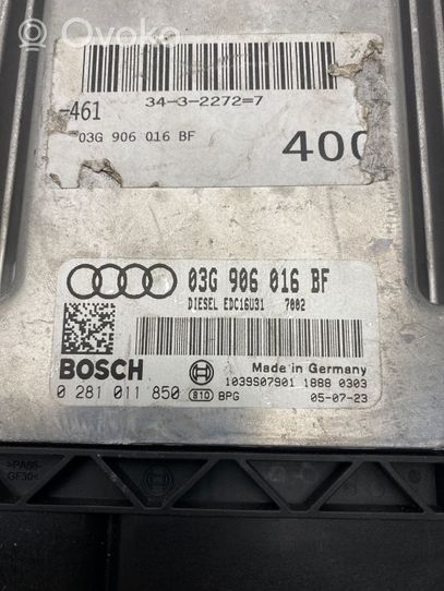 Audi A4 S4 B7 8E 8H Moottorin ohjainlaite/moduuli 03G906016BF