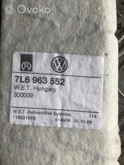 Volkswagen Touareg I Élément chauffant de siège 7L6963552