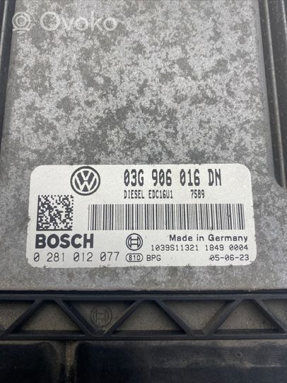 Volkswagen Golf Plus Variklio valdymo blokas 03G906016DN