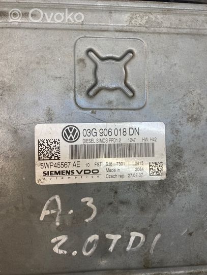 Audi A3 S3 8P Sterownik / Moduł ECU 03G906018DN