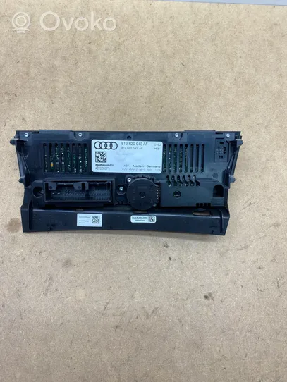 Audi A4 S4 B8 8K Climate control unit 8T2820043AF