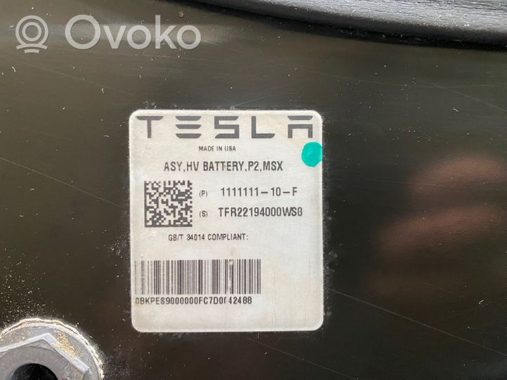 Tesla Model S Hybridi-/sähköajoneuvon akku 111111110F