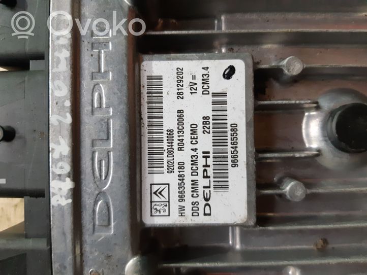 Peugeot 407 Variklio valdymo blokas 9665465580