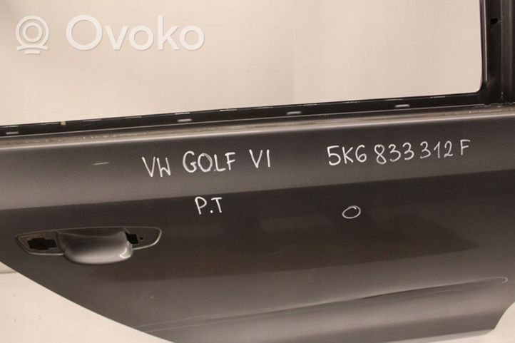 Volkswagen Golf VI Drzwi tylne 5K6833312F