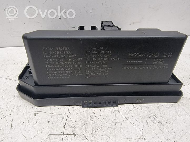 Nissan Qashqai Saugiklių blokas 284B7JD00B