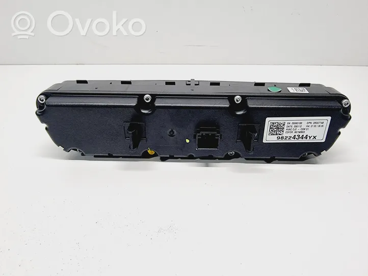 Opel Grandland X Climate control unit 98224344YX