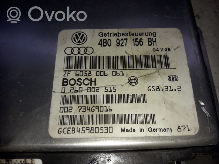 Audi A6 Allroad C5 Module de contrôle de boîte de vitesses ECU 4B0927156BH