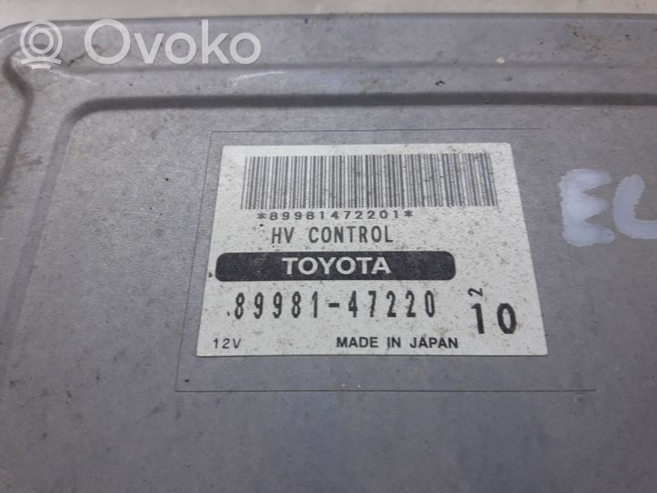 Toyota Prius (XW20) Engine control unit/module 8998147220