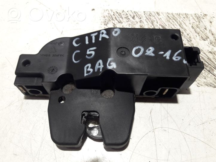 Citroen C5 Blocco/chiusura/serratura del portellone posteriore/bagagliaio 9652301980