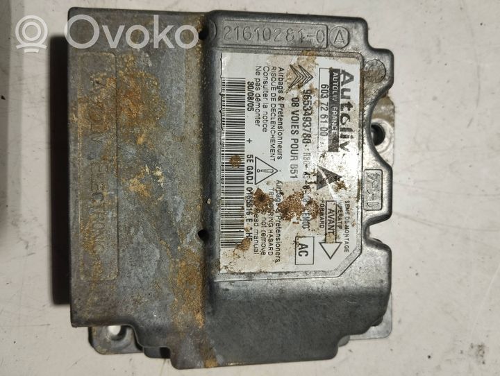 Citroen C4 I Module de contrôle airbag 603726100