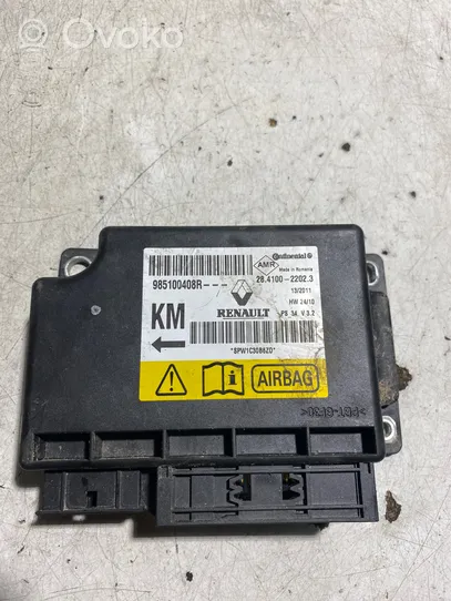 Renault Megane III Airbag control unit/module 985100408R