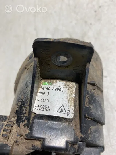 Nissan Almera N16 Światło przeciwmgłowe przednie 2615089905