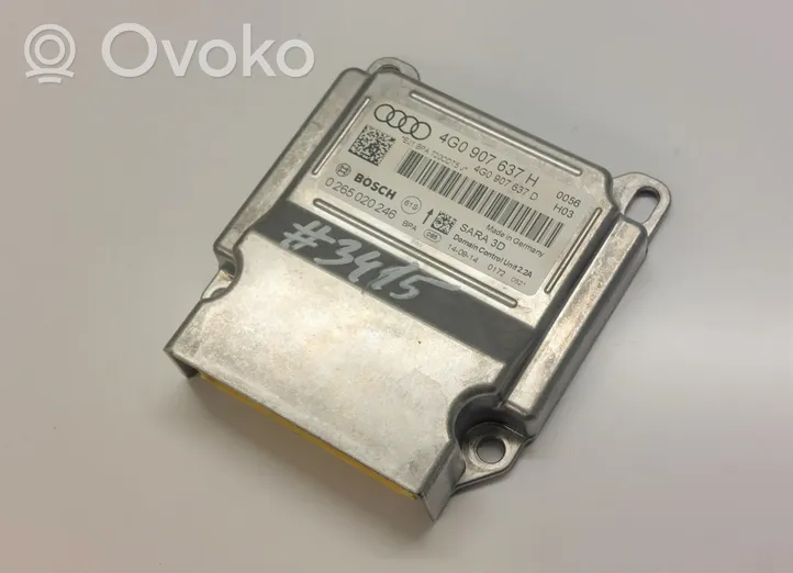 Audi A6 S6 C7 4G Sensore di imbardata accelerazione ESP 4G0907637H