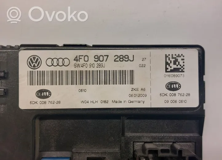 Audi A6 S6 C6 4F Module confort 4F0907289J