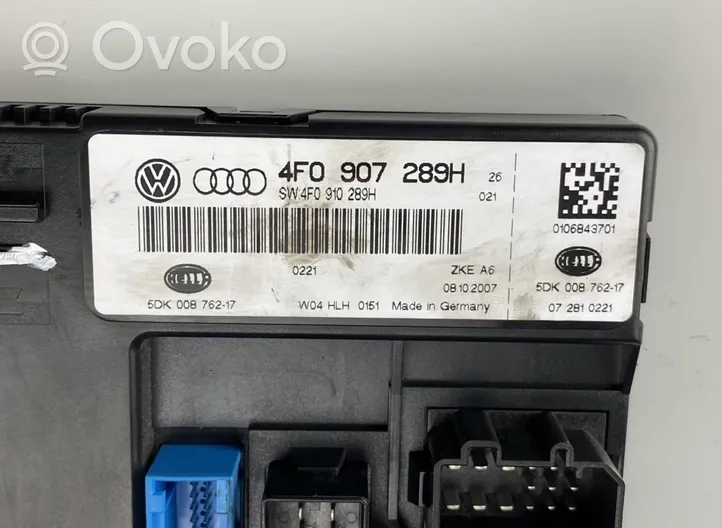 Audi A6 S6 C6 4F Modulo comfort/convenienza 4F0907289H