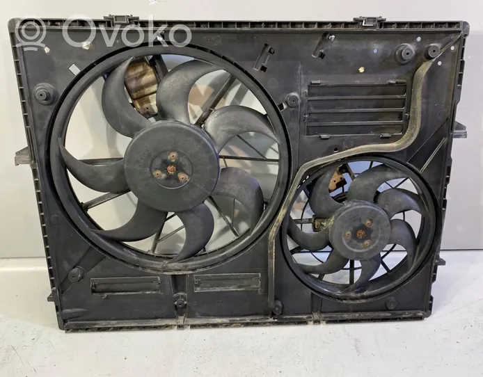 Volkswagen Touareg I Ventilatore di raffreddamento elettrico del radiatore 7L0121207D