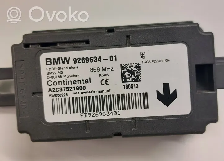 BMW 3 F30 F35 F31 Relais d'alarme 9269634-01