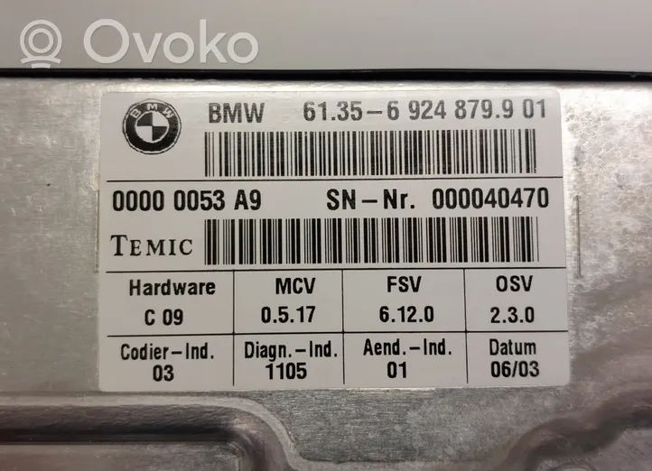 BMW 7 E65 E66 Moottorin ohjainlaite/moduuli 6135-6924879901