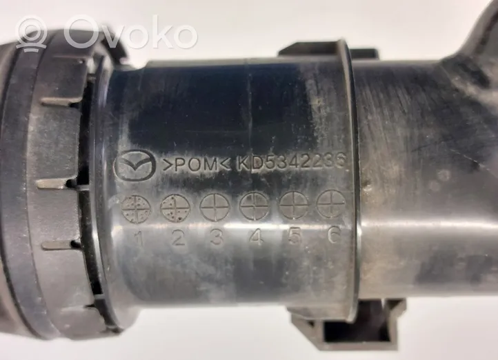 Mazda 6 Tubo e bocchettone per riempimento serbatoio del carburante KD5342236