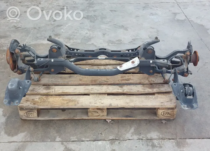 Volkswagen Golf VI Rear axle beam 1K0500049PB