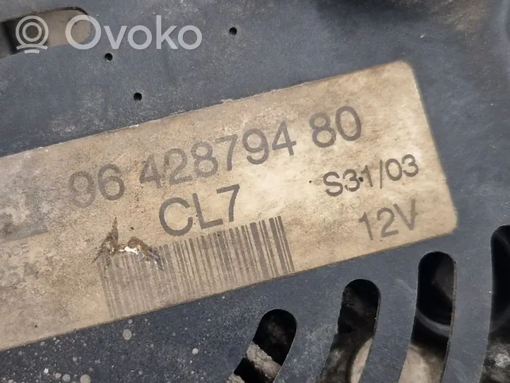 Citroen C2 Generaattori/laturi 9642879480