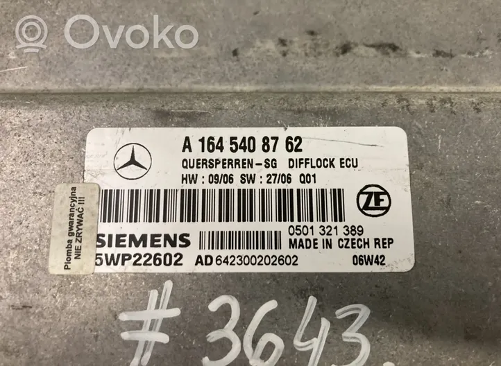 Mercedes-Benz ML W164 Gearbox control unit/module A1645408762