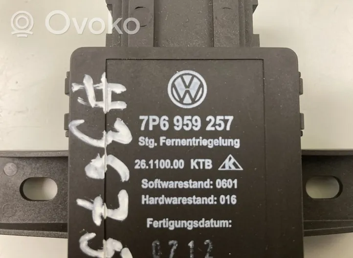 Volkswagen Touareg II Istuimen säädön moduuli 7P6959257