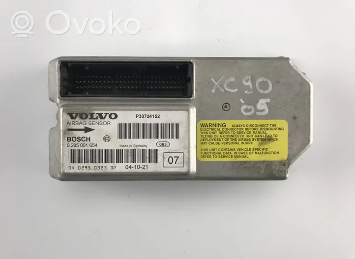 Volvo XC90 Sterownik / Moduł Airbag 0285001654