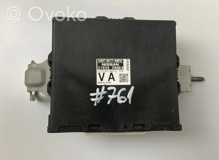 Nissan Leaf I (ZE0) Module de contrôle de boîte de vitesses ECU 310383NA0A