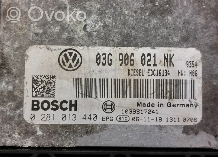 Volkswagen PASSAT B6 Calculateur moteur ECU 03G906021NK